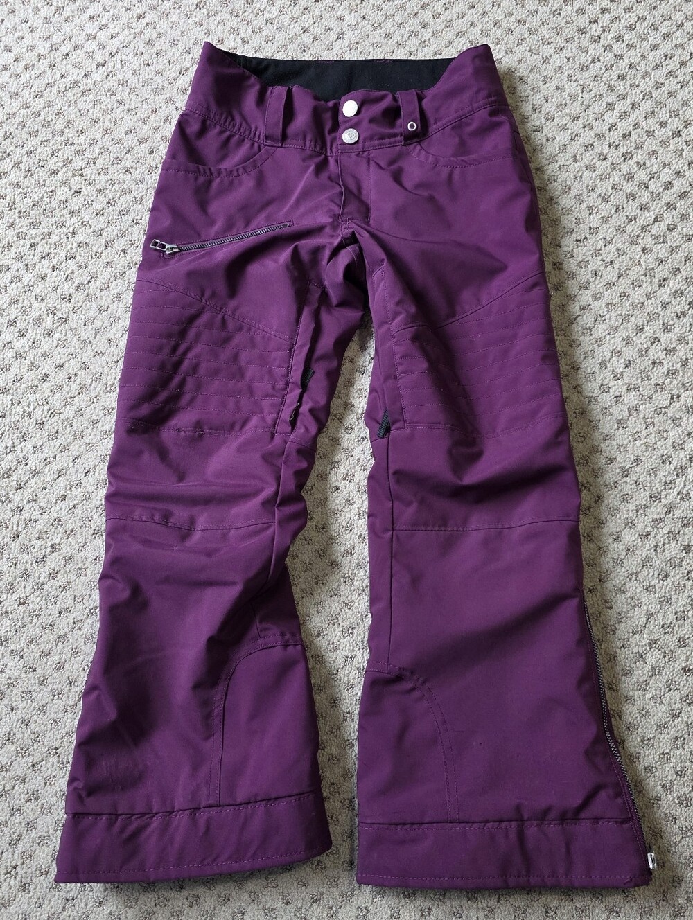 Obermeyer Girls' Plum Purple Snow Pants